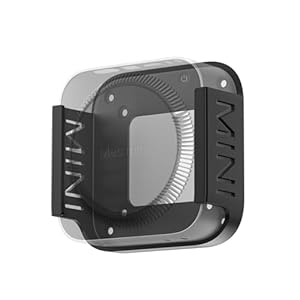 Fasgear Mac mini M4 2024 Under Desk Mount Drill-Free,VESA Mount 75x75mm/100x100mm,Wall Mounting Bracket, Durable ABS Mac mini M4/M4 Pro Accessories for Office Home Studio