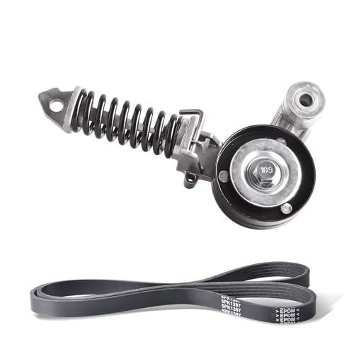 Drive Belt Tensioner Kit Compatible for Buick Encore 2013-2021, Chevy Cruze 2011-2016/Cruze Limited 2016/Sonic 2012-2020/Trax 2013-2022 Replaces 5PK1397 55578811 55565236