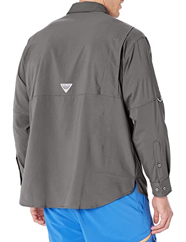 Columbia 128606-023-SMALL Men'S Pfg Tamiami™ Ii Long Sleeve Shirt, City Grey thumb #1