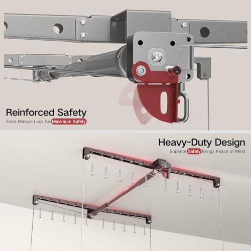 Overhead-Garage-Storage-Lift-Heavy-duty-4x4-Ft-Garage-Ceiling-Storage-Racks-with-Safety-Lock-Ideal-for-Ceiling-Storage-Lifting-Organization-System-250lbs-Capacity