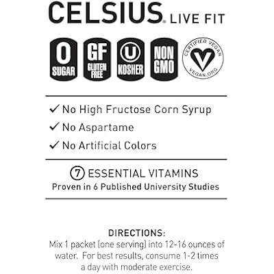أعواد بودرة CELSIUS On-the-Go Arctic Vibe، Essential Energy، 2.5 أونصة (14 عصا في العبوة)