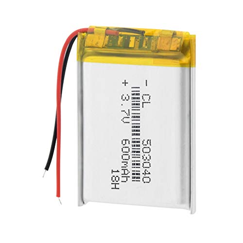 Styleart 1/2/4 pièces 600mAh 503040 Lithium Li-ION polymère Batterie 40x30x5mm Li-Po Batterie Cellule pour enregistreur Vocal Casque Haut-Parleur e-Book 1piece