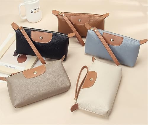 Wallet Long Large Capacity Clutch Bag Light Fashion Versatile Zipper Hand Coin Purse(White)4