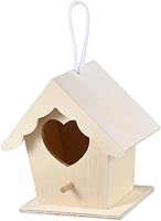 Vista 1 de Nido de madera para pájaros, nido creativo, nido de pájaros, decoración de nido de pájaros de madera, suministros para pájaros