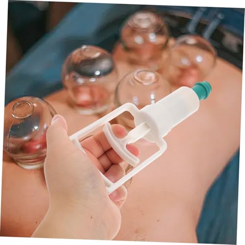 PartyKindom 2 Unidades Bombas Manuales de Ventosa para Terapia con Ventosas, con Accesorios Reemplazables, Dispositivo Cómodo para Cuerpo miniatura 5