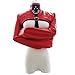 Freebily Women PU Leather straitjacket Strict Kinky Jacket Fancy Straight Costume Red One Size