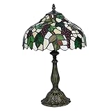 ✔ Wertige und wunderschöne Lampe, Größe: 49cmx30cmx15cm, Gewicht:3.5kg, Der Lampenschirm ist 12 zoll breit. Die Basis ist aus Metall, Glühbirne ist nicht enthalten.