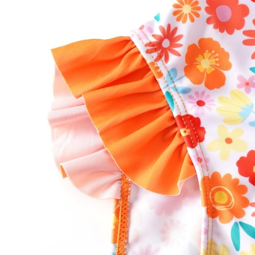 Image of Girls Swimsuit One-piece Bikini Set Two Sets Matching Bathing Suits 2-6T Adjustable Strap Summer Beach