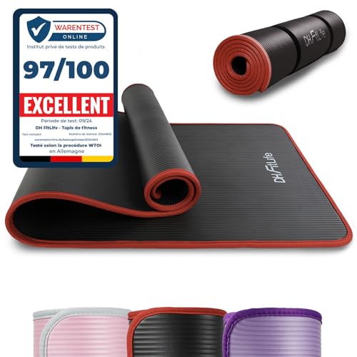 DH FitLife Tapis d'entraînement 183x61 cm Antidérapant