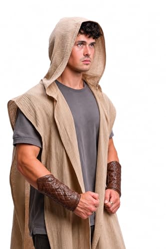 Costume de survie dans le désert inspiré des dunes de sable pour cosplay, nez canule, masque de costume pour festival, science-fiction, Châle sable, taille unique
