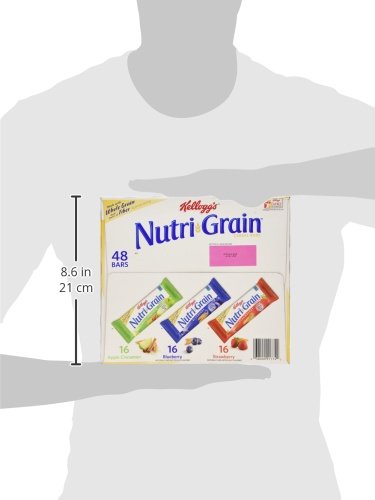 Nutri-Grain-Kellogg's Cereal Bars Variety Pack, 1.3 oz, 48-Count