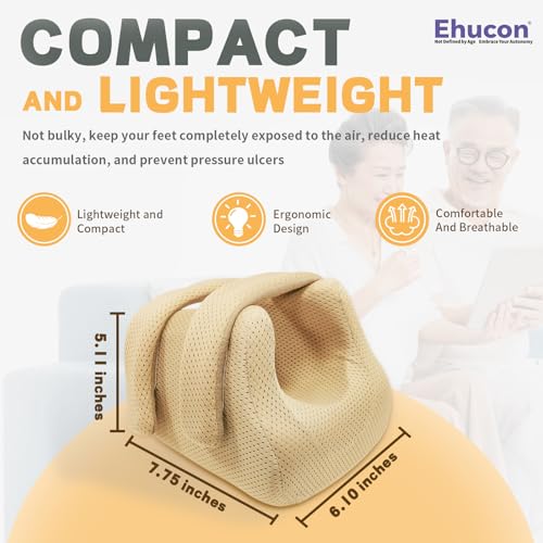 Image of 3D Heel Protectors for Pressure Sores,Ankle Elevation Pillow Foot Support Cushion for Bed Sores,Heel Cushions for Heel Pain Relief