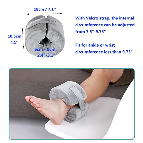 Foot Elevation Pillow Ankle Heel Elevator Wedge Foot Support Pillow Medical Ankle Cushion For Bed Sore Foot Pressure Ulcer Sleeping Feet Leg Rest Elevated Support Foam Surgery Recovery (Small, 1Pcs) #TOP1