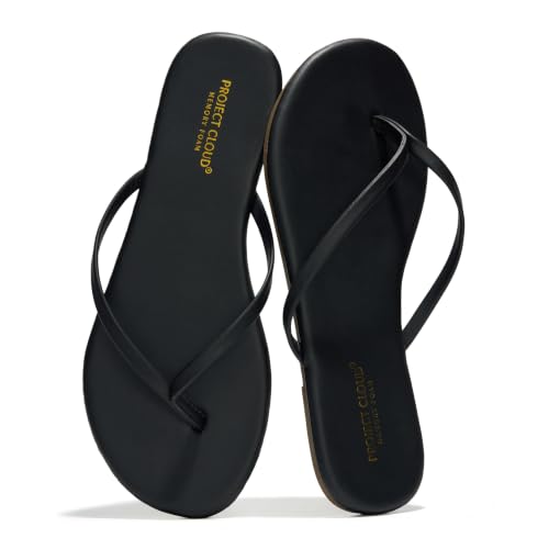 Image of Project Cloud Flip Flops for Women Footwear- Lightweight and Memory Foam Insole Sandals for Women 2026 - Durable Non-Slip Beach Essentials Flats for Women Sandals (Foundations)