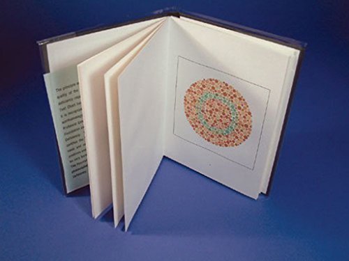 Ishihara test chart books for color deficiency 10 plates (unlette…