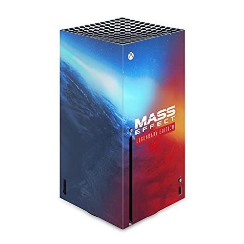 Autocollant de jeu Xbox Series X Mass Effect skin console vinyle