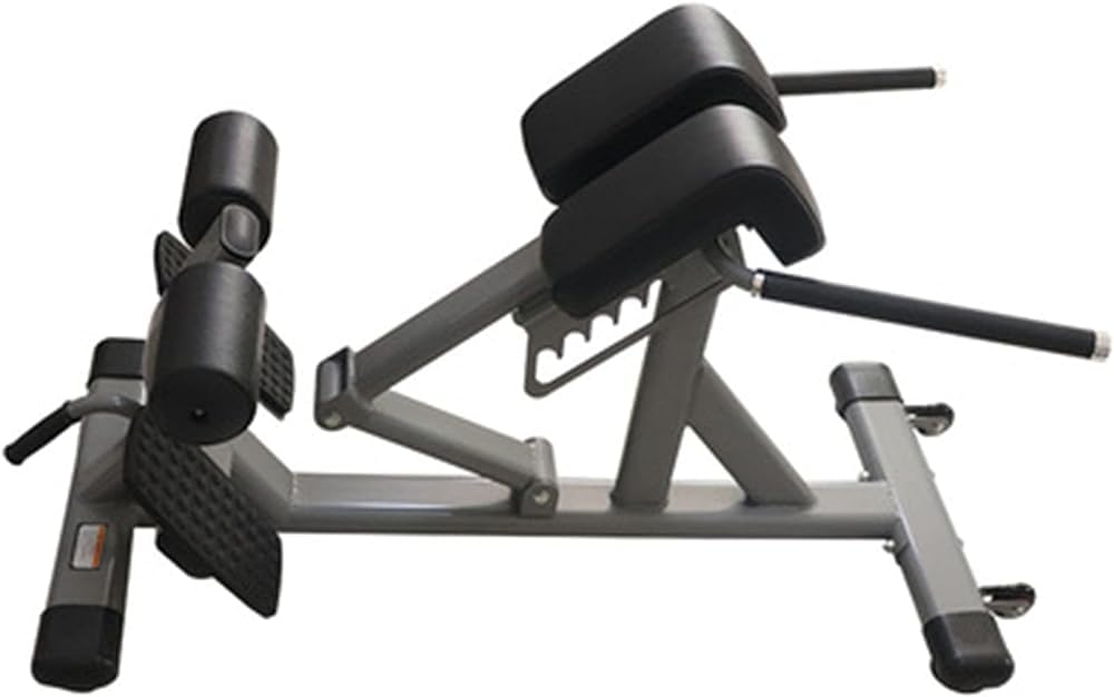 Silla romana con máquina de hiperextensión para abdominales para entrenamiento de espalda baja, ejercicios hiperfáciles de entrenar