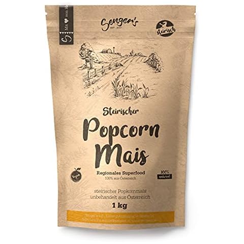 Senger's Popcorn Mais „Butterfly Popcorn“ 100% natur aus der Steiermark Cover