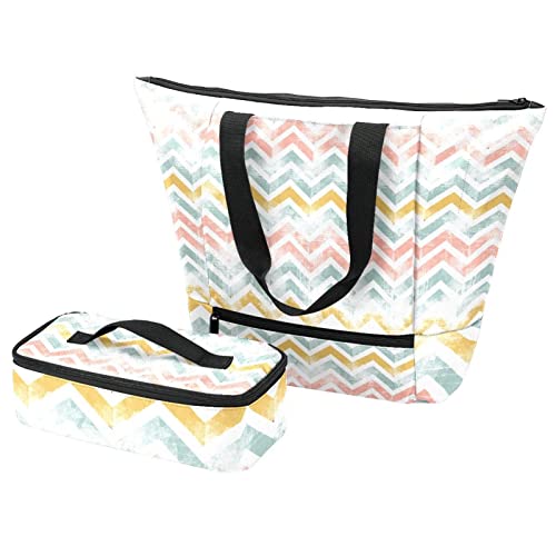 Boîte à déjeuner légère d'animal et grand sac à main pour une rentrée stylée