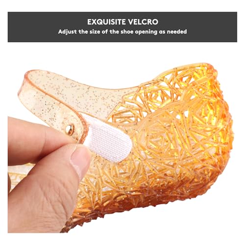 Flats Mary Jane Dance Party Cosplay Shoes, Snow Queen Princess Sandals for Little GirlsToddler, Birthday, Christmas3