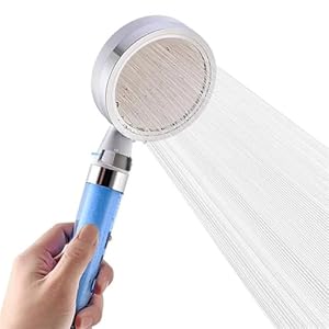 AMZBNEIDI Hochdruck Ionic Filter Duschkopf Chrom