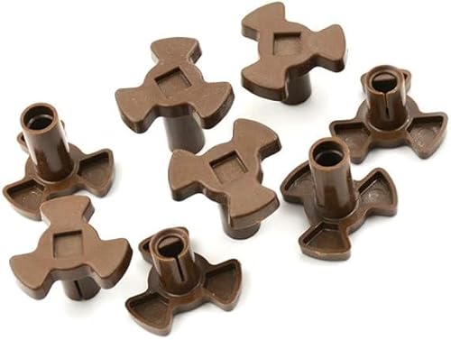 4 x Universal-Mikrowellen-Drehteller-Kupplung x 4 (Edelstahl), Mikrowellen-Zubehör