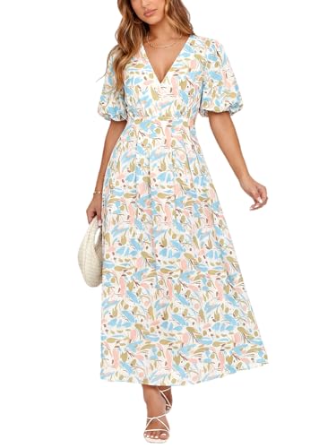 Image of Maxigerui Women's Summer Floral Maxi Dress Spring Wedding Guest Dress 2026