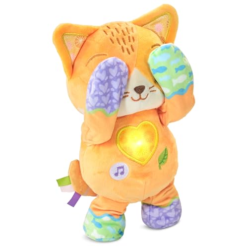 VTech Fripon Cache Cache Chaton Peluche Bébé Coucou Caché Chat Interactif Jouet d'Éveil Musical et Sensoriel Cadeau Bébé Dès Contenu en Français - vue 5