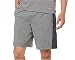 Fila Mens Active Atheltic Wicking Shorts, Grey/Dark Grey, Medium