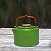 Menolana Camping Kettle Hiking Kettle Stainless Steel with Handles Water Kettle,Teapot,Portable for Backpacking Hiking Picnic Fishing, Green
