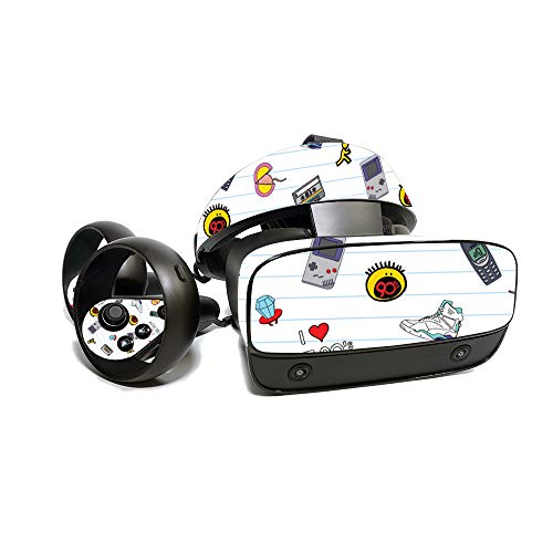 MightySkins Skin for Oculus Rift S - Love The 90S | Protective, Durable, and Unique Vinyl Decal Wrap Cover | Easy to Apply, Remove, and Change Styles | Made in The USA