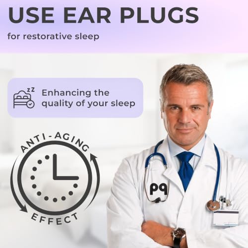 Image of Peace&Quiet PQ Wax Ear Plugs, Silicone Earplugs for Sleep, Lavender, 50 Ct