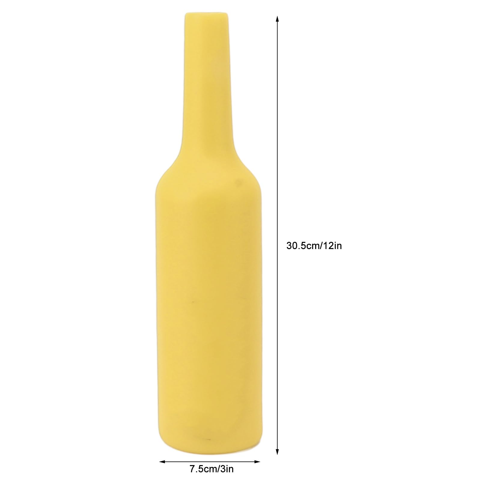 CCYLEZ Bouteille de Barman, Nettoyage Simple en Silicone, Incassable, Résistante aux Chutes, Bouteille Pratique de Barman pour Bar (YELLOW)