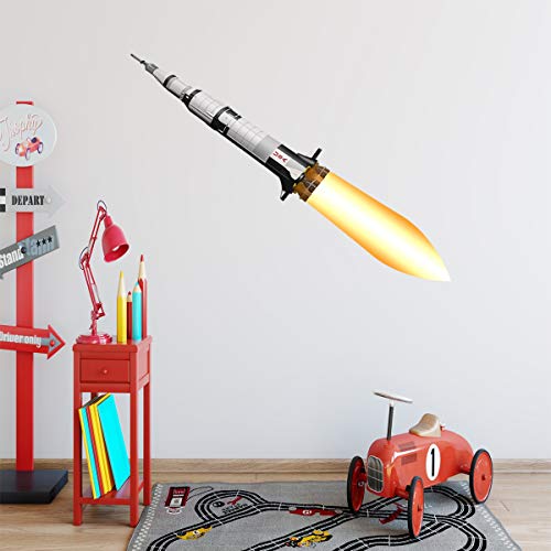Vinilo decorativo nave espacial para niños 24x3.5 pulgadas miniatura 2
