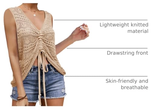 Image of Saodimallsu Womens Boho Off Shoulder Sheer Crop Tops Bell Sleeve Flowy Oversized Crochet Ruched Pullover Sweaters