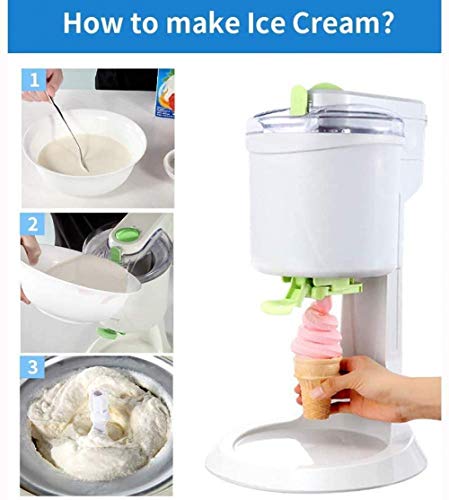 Soft Serve Ece Cream Machine, Heimathäuser -Küche Automatisch Mini -Frucht -Soft -Serve -Eismaschine, gesunder, einfacher One Push -Betrieb – Bild 3