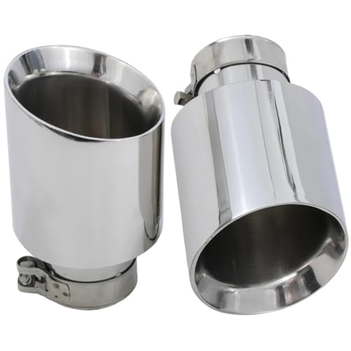 Silenciador cola tubo de escape universal de acero inoxidable para coche de 1 pieza