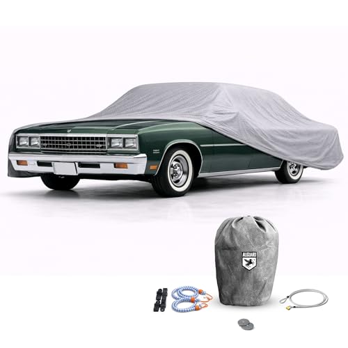 Image of Weatherproof Max Car Cover & Warranty Compatible with Chevrolet 1994-1996 Impala - Outdoor Cover Theft Cable Lock Car Accessories Better Than Waterproof