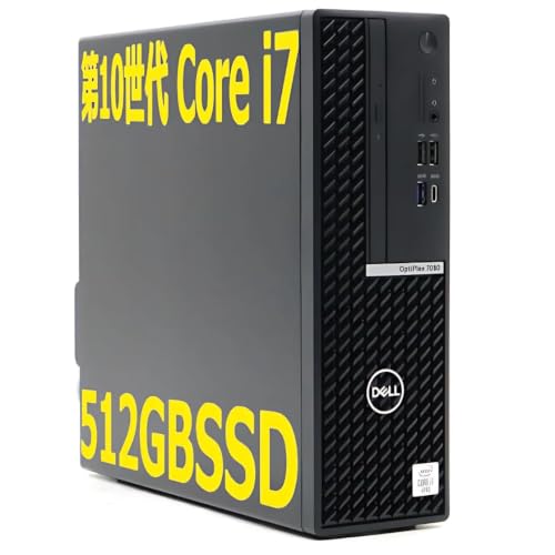 最大7画面 Dell 第10世代 i7-10700 高速SSD トレーダー向け Amazon.co.jp: 【整備済み品】 TcaraT 中古 デスクトップ パソコン