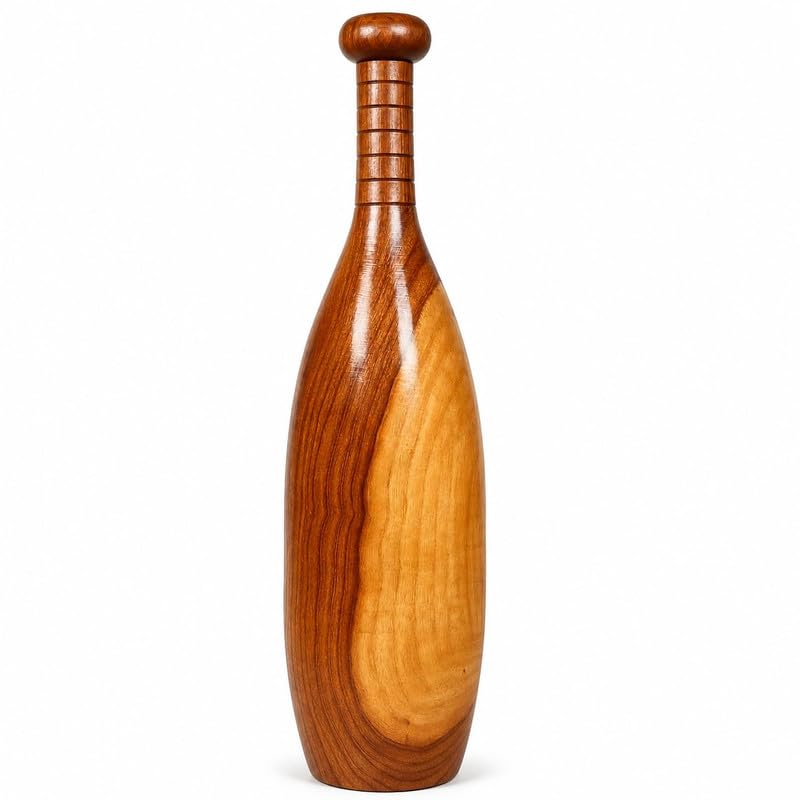 YIFFA Enterprise Traditional Wooden Mugdar | Indian Clubbell & Karla Kattai Gada for Functional Strength Training | Full Body Workout Equipment for Athletes, Wrestlers & Home Gym-image-5