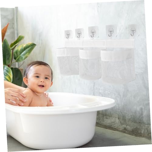 Filet pour jouets de bain mural pour libérer l'espace douche - 8