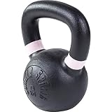 GORILLA SPORTS® Kettlebell - 4kg, 8kg, 12kg, 16kg, 20kg, 24kg, 28kg, 32kg Gewichte, Gusseisen, Schwarz mit Farbmarkierungen - Kugelhantel, Kugelgewicht, Schwunghantel, Krafttraining Gewichten