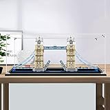 POSTEGE Vitrina Acrílica Compatible con Lego 10214 Tower Bridge, A Prueba De Polvo, Resistente Al Agua, Modelo Coleccionable, Protección A Prueba De Polvo, Caja De Regalo (Solo Expositor) 3mm