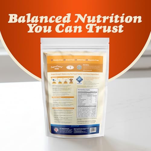 Image of CLEAR CONSCIENCE PET Arfredo SuperGravy Natural Dog Food Gravy Topper, Hydration Broth Mix, Gluten and Grain Free Kibble Seasoning Powder Topper for Picky Eaters (13.5 oz. (90 Scoop))