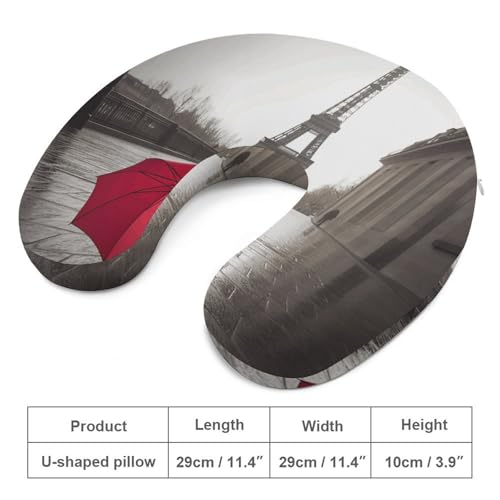 Almohada de viaje Memory Foam tamaño único U miniatura 2