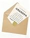 Smilora Grandpa Fathers Day Card for Grandfather, CG-HK-2026-19 Fathers Day Card Gifts for Grandfathers, Fathers Day for Grandpa, Thick 5 x 7 Inches with Kraft Envelope