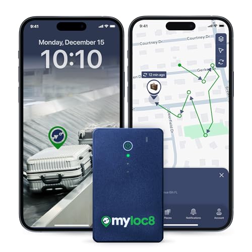 GPS Luggage Tracker with Bag Opening Alert, Long Battery