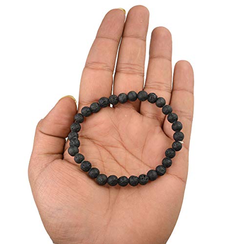 Image of Reiki Crystal Products Certified Natural Crystal Stone Bracelet 6 mm Round Beads for Men & Women | Premium Gemstone Jewellery Collection | Reiki Charged | Multiple Stone Variants Available