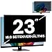 FYJRCY 23 Zoll Computer Bildschirm Sichtschutzfilter für 16:9 Breitbild Monitor, Abnehmbarer Computer Bildschirmschutzfolie und 23 Zoll Anti Blaulicht Blendungsfilter