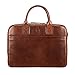 Produktbild Maxwell Scott Luxus Herren Leder Businesstasche Calvino in Cognac Braun